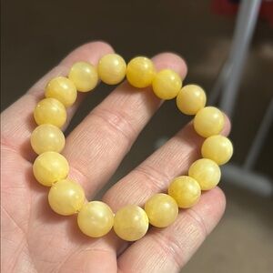 Yellow Beaded Bracelet